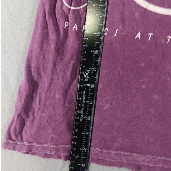 Panic! At The Disco T-Shirt Purple Eye Symbol Graphic Tee Women’s XL Emo Indie - Picture 2 of 5